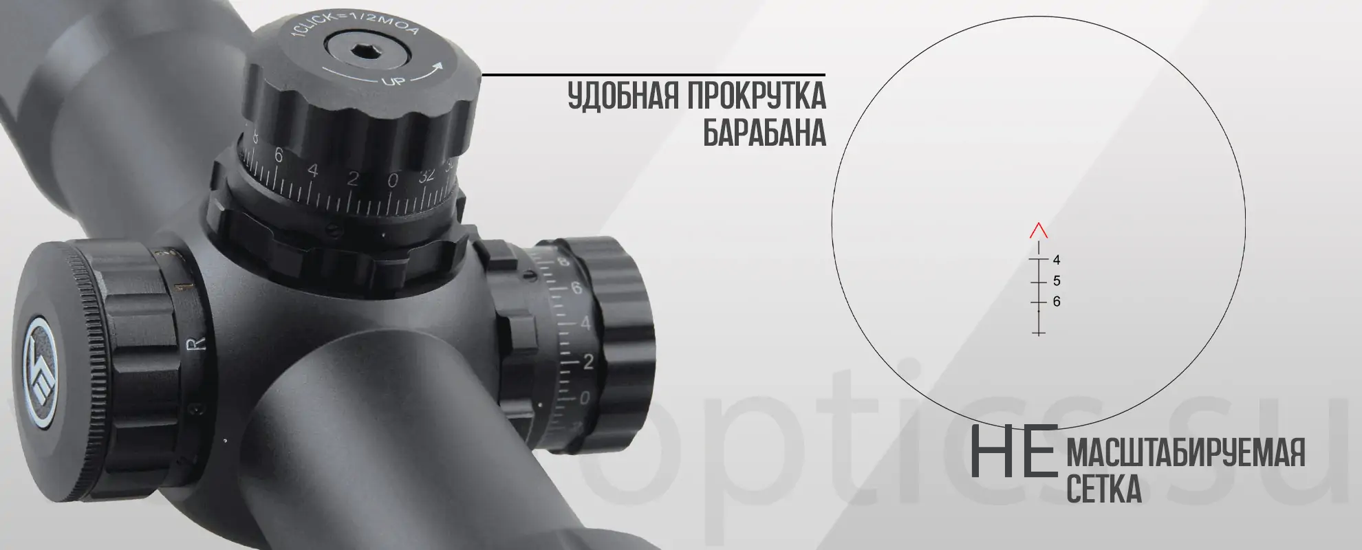 Оптический прицел Vector Optics Mustang 1-4x30 SFP кольца 30мм