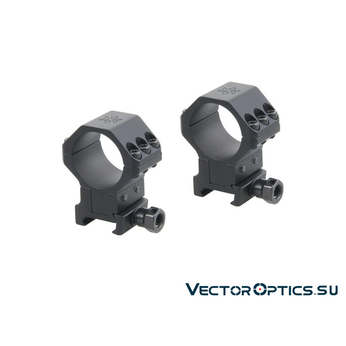 Кольца Vector Optics 30мм, регулируемая высота 32-38мм на Weaver (XASR-3040)