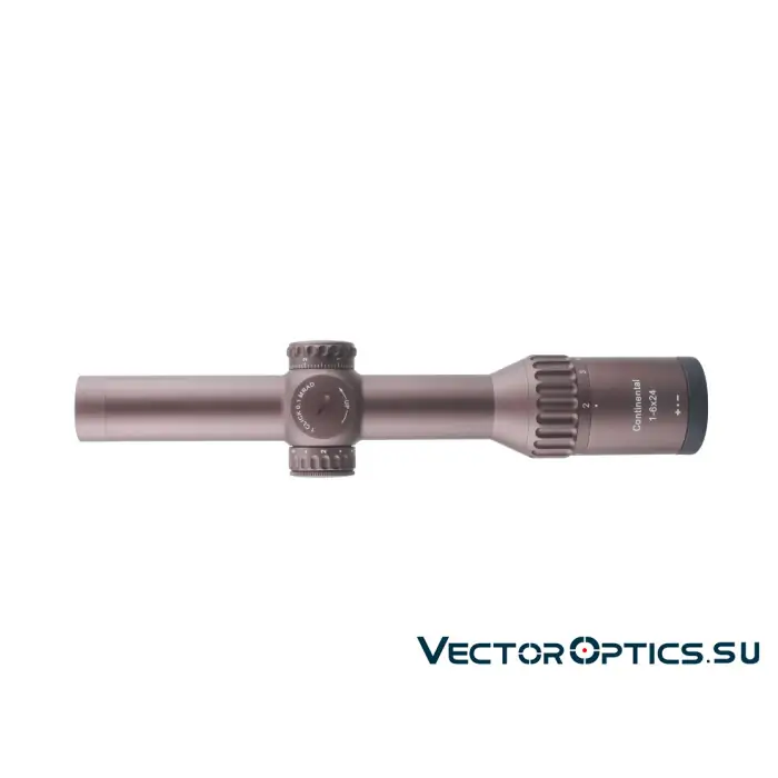 Оптический прицел Vector Optics Continental Tactical X6 1-6x24 SFP FDE кольца 30мм