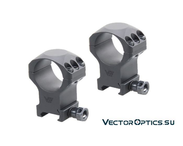 Кольца Vector Optics 30ммвысокие H=20mm (XASR-3003P)