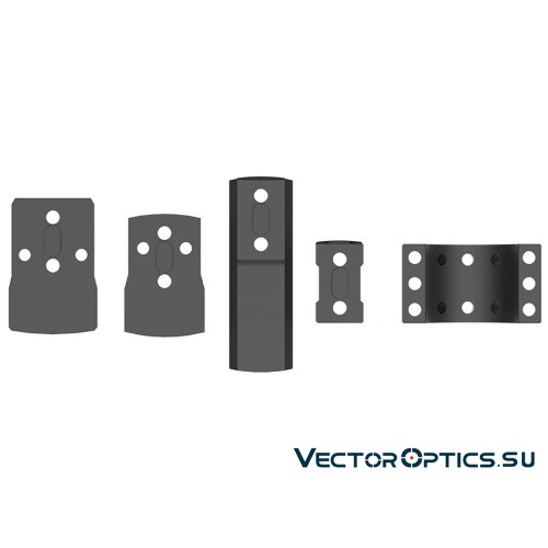 Комплект адаптеров для полуколец Vector Optics X-ACCU 30мм (XASR-A02)