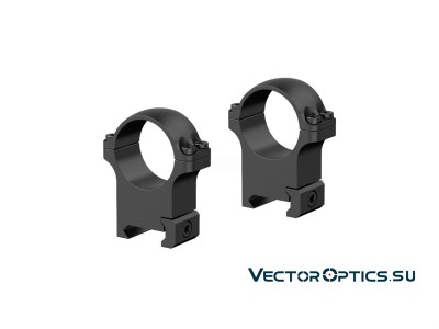 Кольца Vector Optics 30мм Средние на Picatinny/Weaver (XASR-S12)