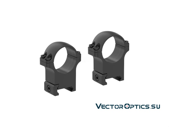 Кольца Vector Optics 30мм Средние на Picatinny/Weaver (XASR-S12)