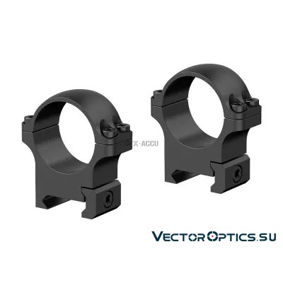 Кольца Vector Optics 30мм Низкие на Picatinny/Weaver (XASR-S11) 