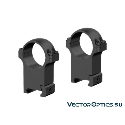 Кольца Vector Optics 30мм Высокие на Picatinny/Weaver (XASR-S13)