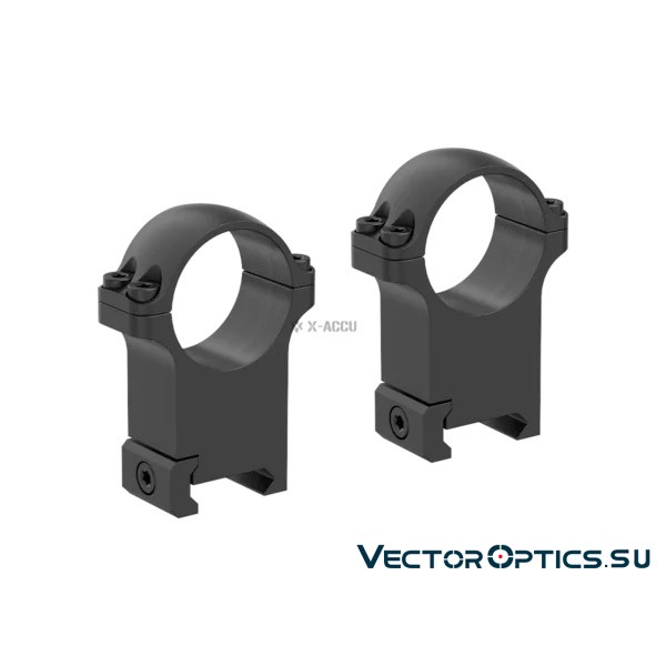 Кольца Vector Optics 30мм Высокие на Picatinny/Weaver (XASR-S13)