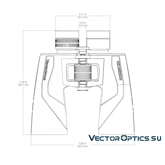 Бинокль Vector Optics FORESTER 10x50 (SCBO-17)