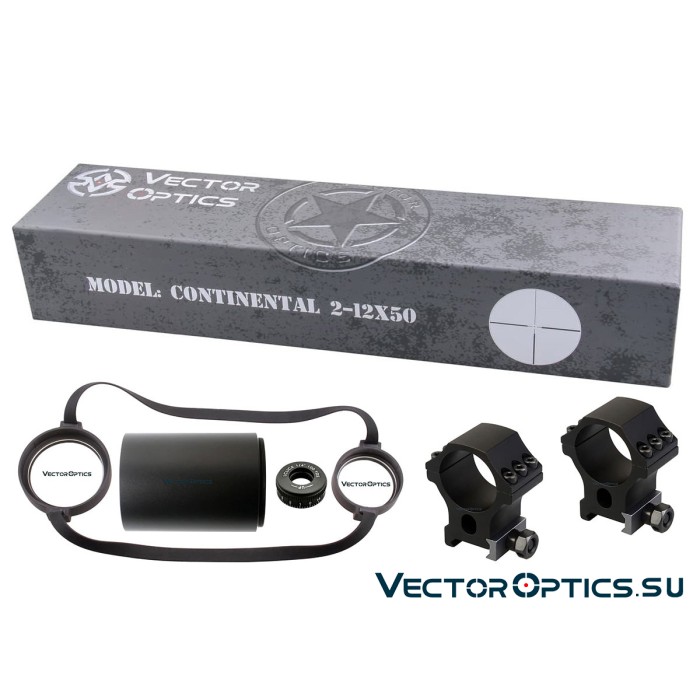 Оптический прицел Vector Optics Continental Hunting X6 2-12x50 SFP кольца 30 мм