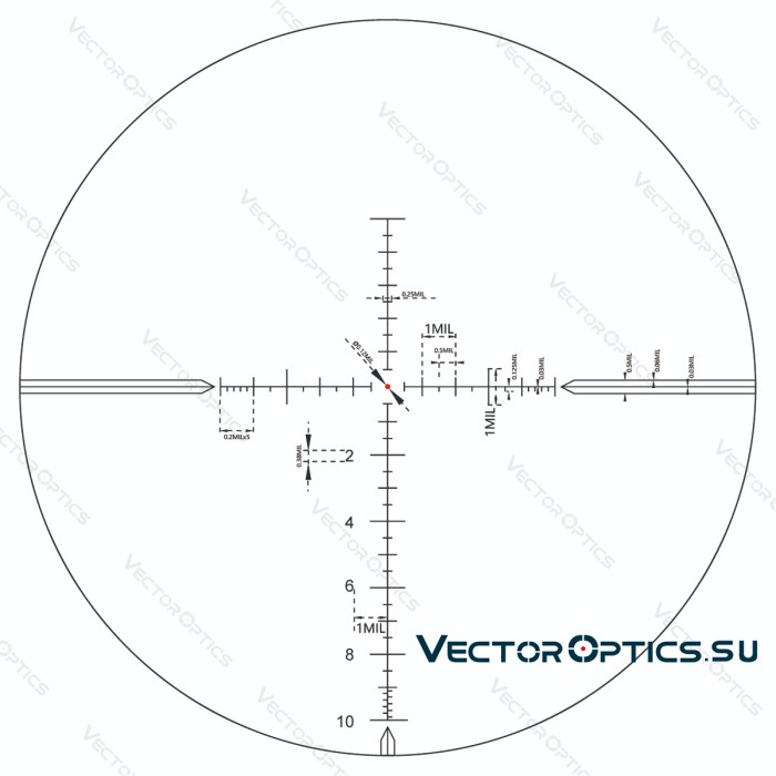 Оптический прицел Vector Optics Taurus 5-30x56 FFP кольца 30 мм