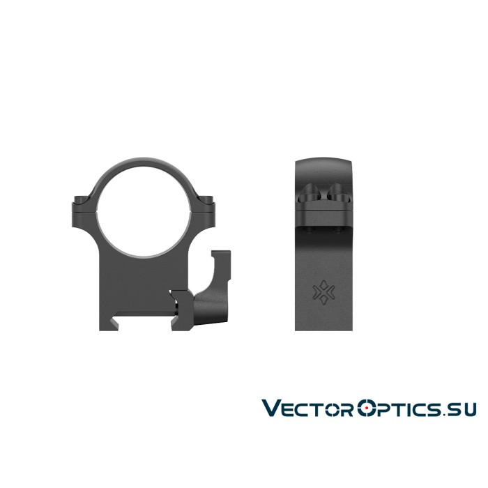Быстросъемные кольца  Vector Optics 30мм, Weaver, средние H=21мм (XASR-SQ12) 