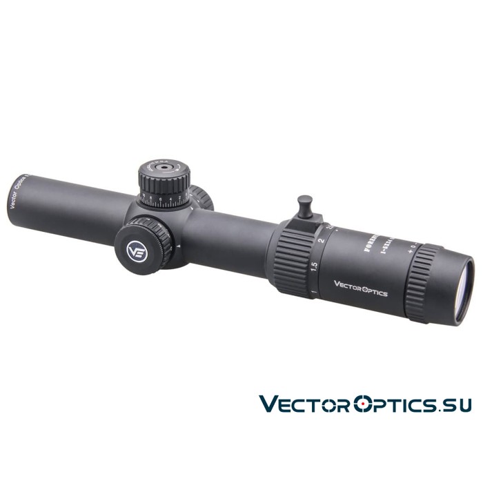 Оптический прицел Vector Optics Forester 1-5x24 GenII SFP кольца 30мм
