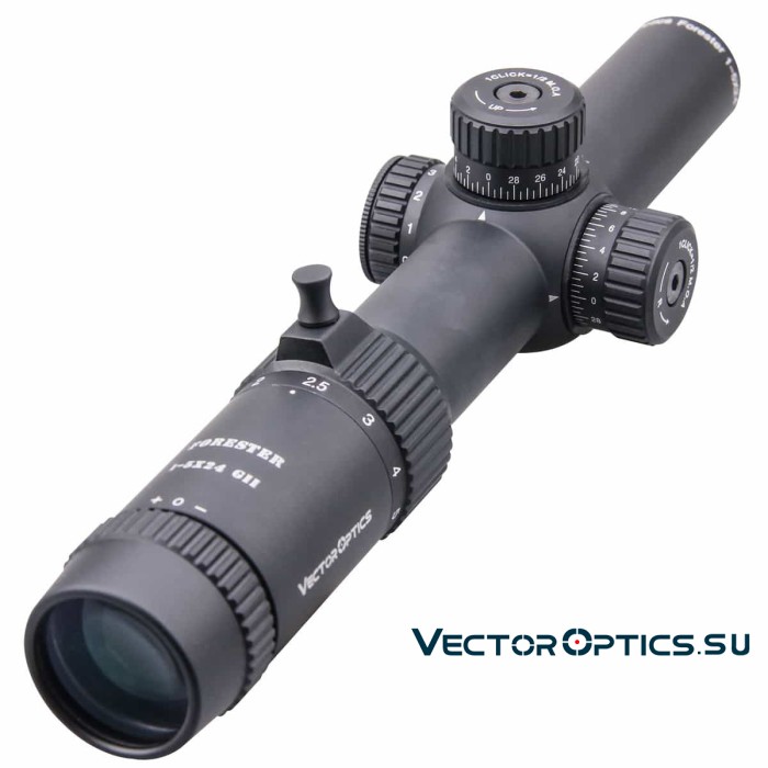 Оптический прицел Vector Optics Forester 1-5x24 GenII SFP кольца 30мм