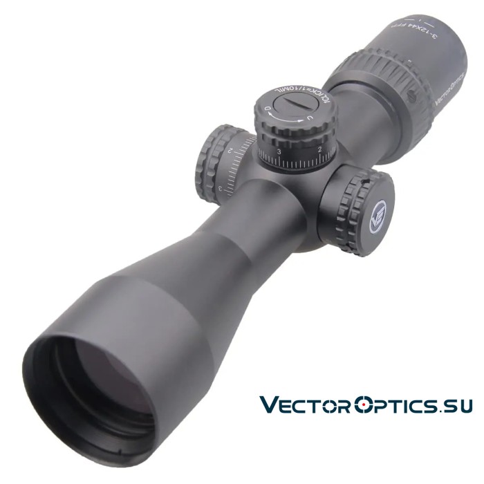 Оптический прицел Vector Optics Veyron 3-12x44 FFP кольца 30мм (для пневматики)