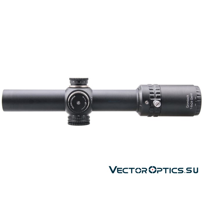 Оптический прицел Vector Optics Grimlock 1-6x24 GenII SFP кольца 30мм
