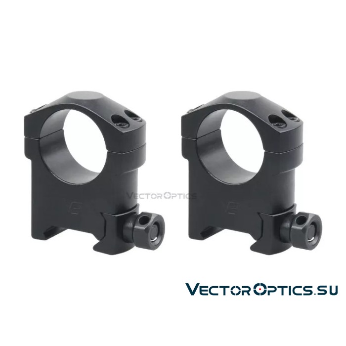 Кольца Vector Optics 25,4мм, на Picatinny/Weaver, высокие BH=29мм (SCTM-56)