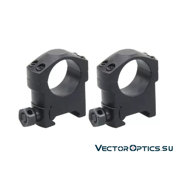 Кольца Vector Optics 25,4мм, на Picatinny/Weaver, средние BH=25,4мм (SCTM-37)