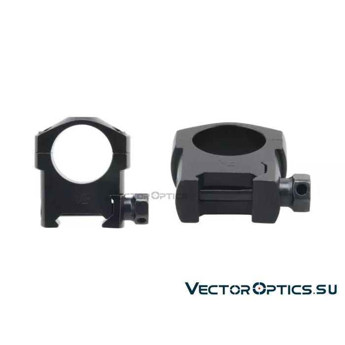 Кольца Vector Optics 25,4мм, на Picatinny/Weaver, средние BH=25,4мм (SCTM-37)