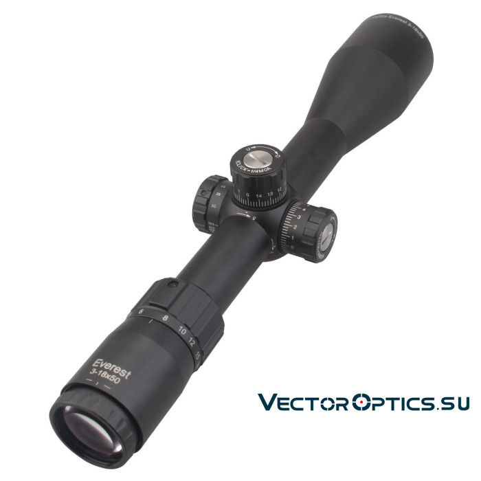 Оптический прицел Vector Optics Everest 3-18x50 SFP GenII кольца 30мм