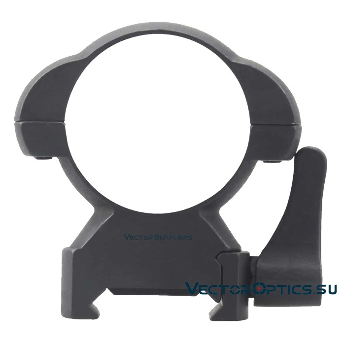 Кольца Vector Optics 30мм быстросъёмные на Picatinny/Weaver, стальные, высокие BH=27 (SCSR-06)
