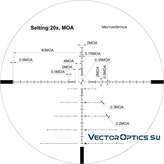 Оптический прицел Vector Optics Tourex 6-24x50 FFP кольца 30мм