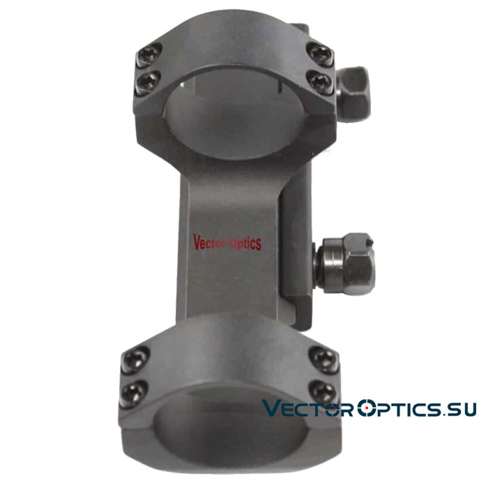 Кронштейн моноблок удлиненный Vector Optics кольца 30мм, на Picatinny (SCTM-24A)