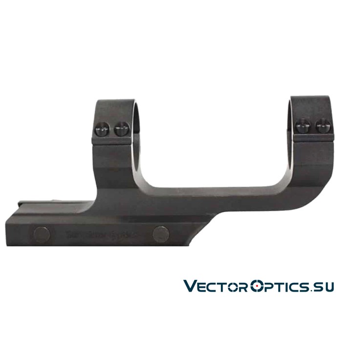 Кронштейн моноблок удлиненный Vector Optics кольца 30мм, на Picatinny (SCTM-24A)