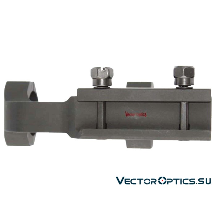 Кронштейн моноблок удлиненный Vector Optics кольца 30мм, на Picatinny (SCTM-24A)