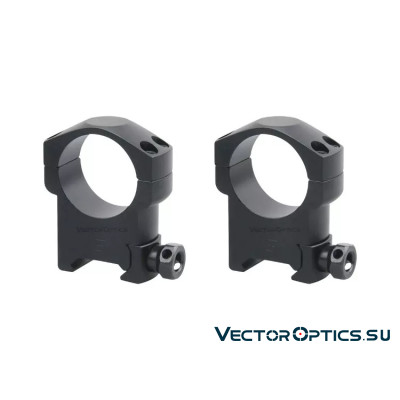 Кольца Vector Optics 30мм, на Picatinny/Weaver, высокие BH=31мм (SCTM-08)
