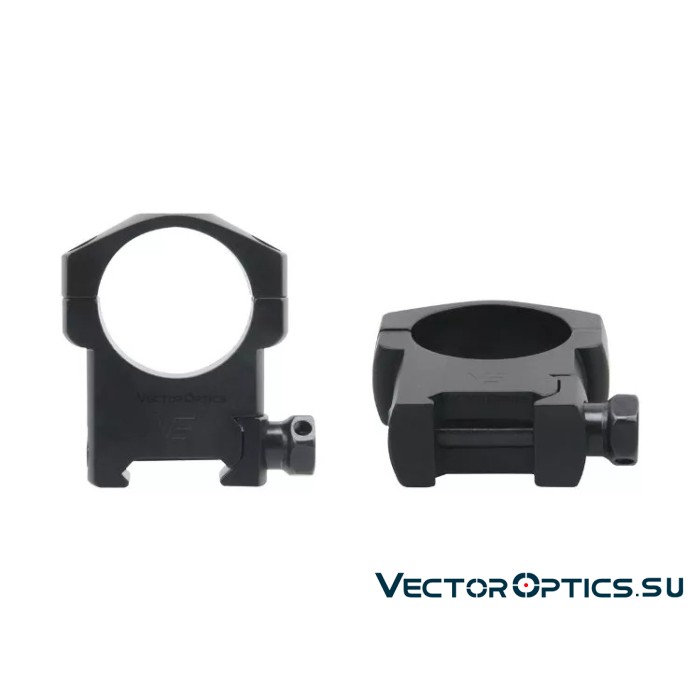 Кольца Vector Optics 30мм, на Picatinny/Weaver, высокие BH=31мм (SCTM-08)