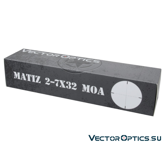 Оптический прицел Vector Optics Matiz 2-7x32 MOA SFP кольца 25,4мм
