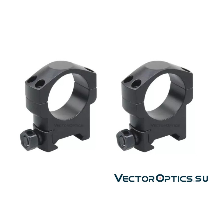 Кольца Vector Optics 30мм, на Picatinny/Weaver, средние BH=26мм (SCTM-22)