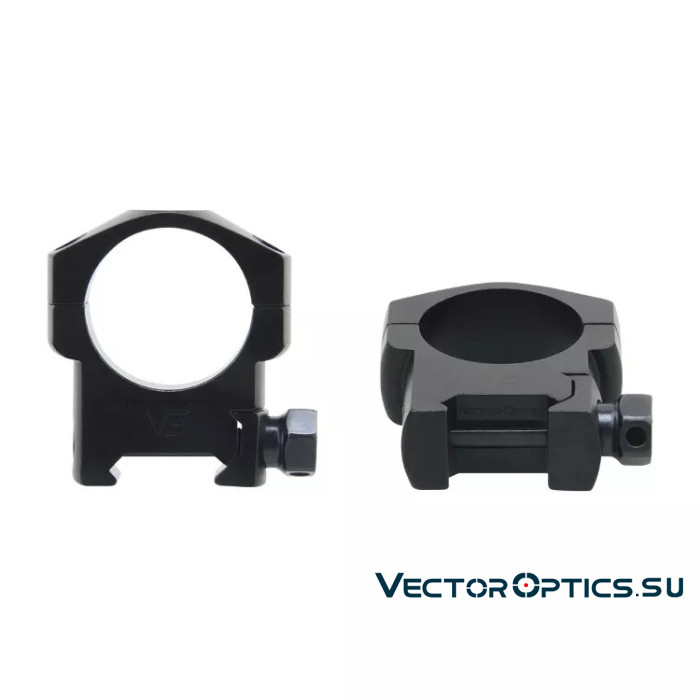 Кольца Vector Optics 30мм, на Picatinny/Weaver, средние BH=26мм (SCTM-22)