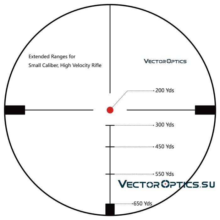 Оптический прицел Vector Optics Hugo 4-16x44 GT SFP кольца 25,4мм