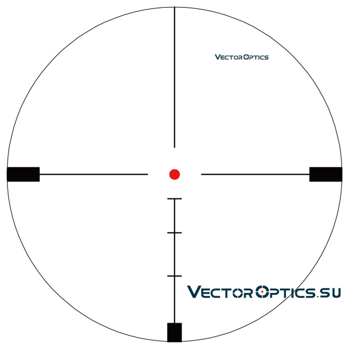 Оптический прицел Vector Optics Hugo 6-24x50 GT SFP кольца 25,4мм