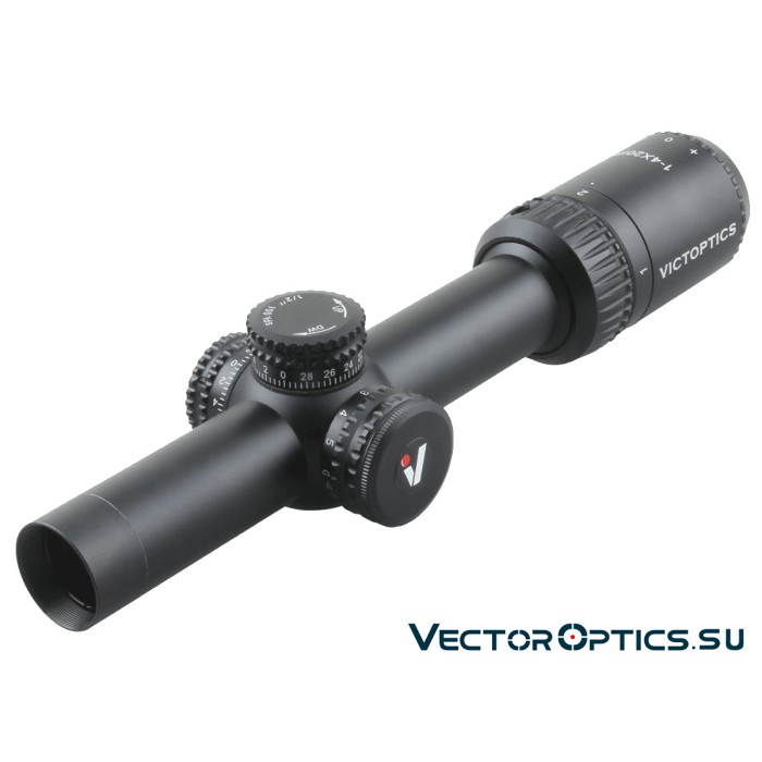 Оптический прицел Vector Optics VictOptics ZOD 1-4x20 IR SFP кольца 25,4мм