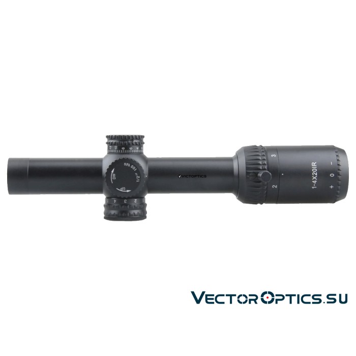 Оптический прицел Vector Optics VictOptics ZOD 1-4x20 IR SFP кольца 25,4мм