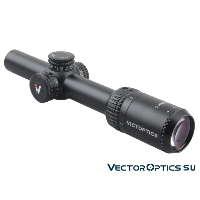 Оптический прицел Vector Optics VictOptics ZOD 1-4x20 IR SFP кольца 25,4мм