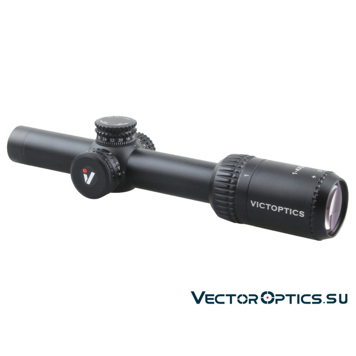 Оптический прицел Vector Optics VictOptics ZOD 1-4x20 IR SFP кольца 25,4мм