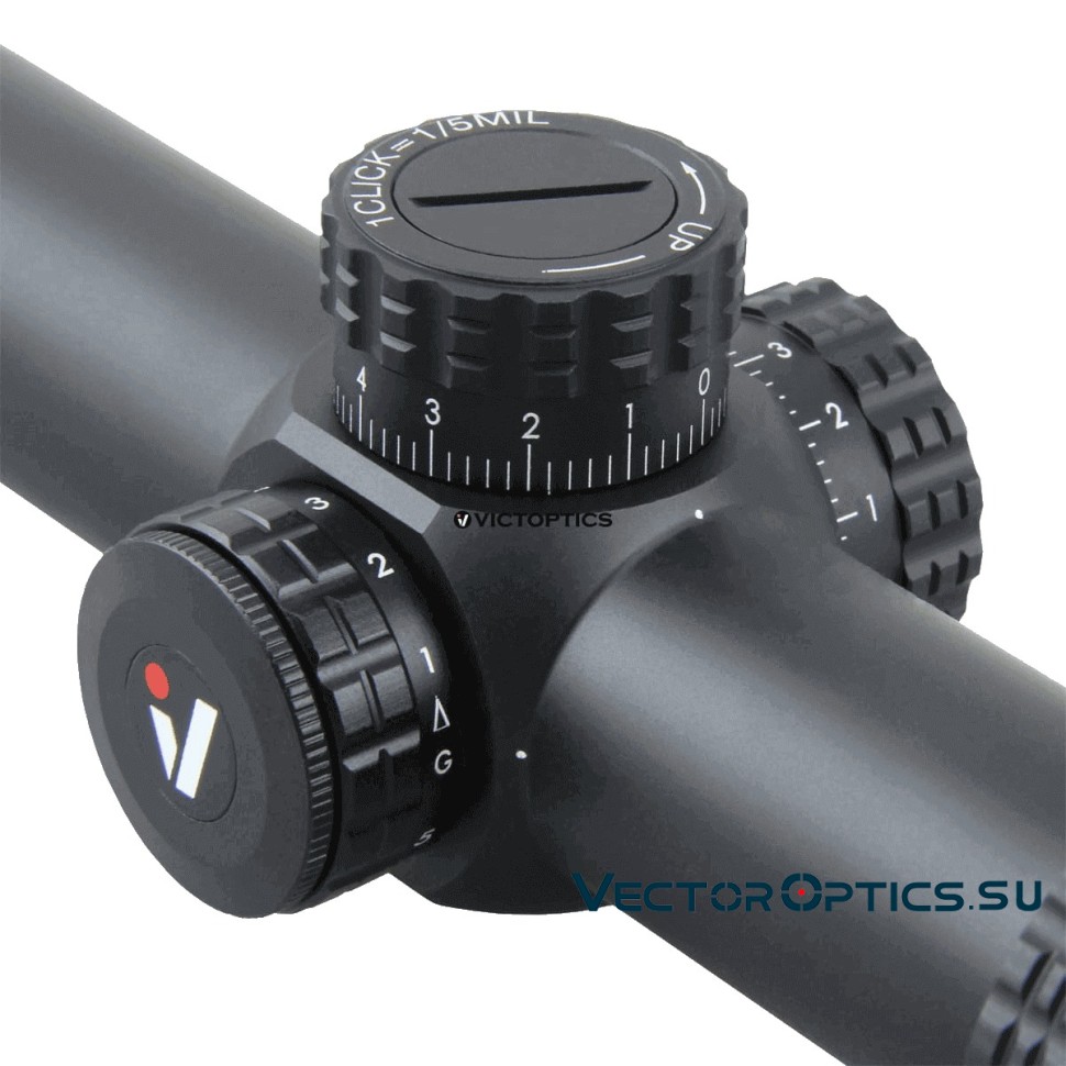 Оптический прицел Vector Optics VictOptics S6 1-6x24 SFP кольца