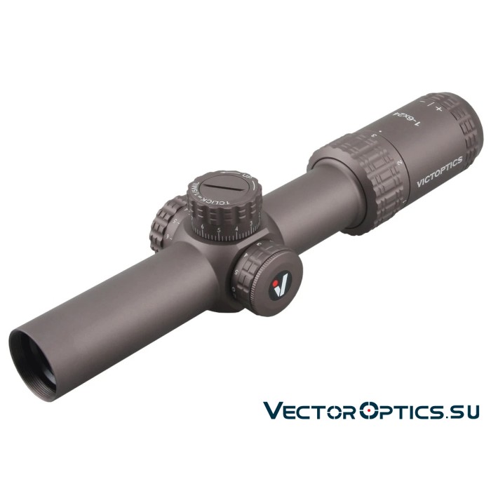 Оптический прицел Vector Optics VictOptics S6 1-6x24 SFP FDE кольца 30мм