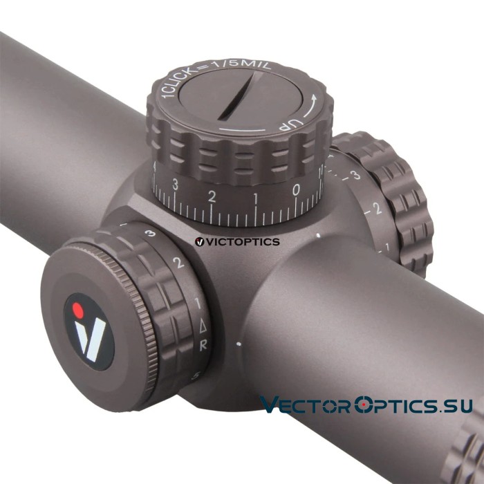 Оптический прицел Vector Optics VictOptics S6 1-6x24 SFP FDE кольца 30мм
