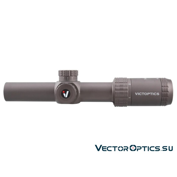 Оптический прицел Vector Optics VictOptics S6 1-6x24 SFP FDE кольца 30мм