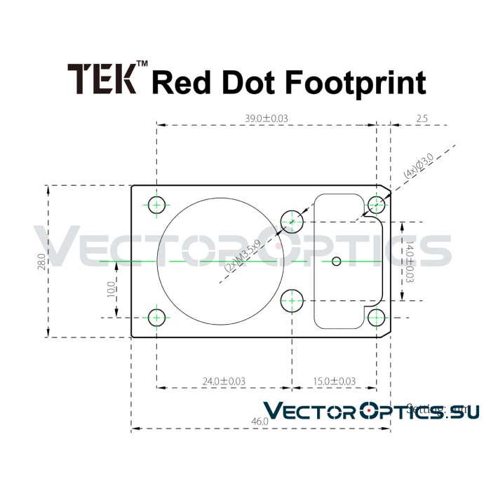 Коллиматорный прицел Vector Optics Frenzy 1x17x24 (SCRD-19II)