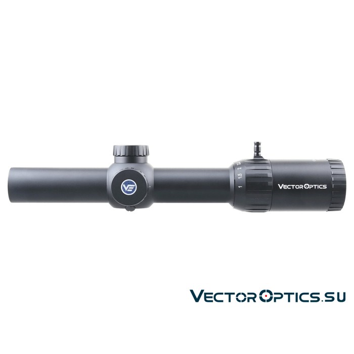 Оптический прицел Vector Optics Constantine 1-10x24 SFP Fiber кольца 30мм