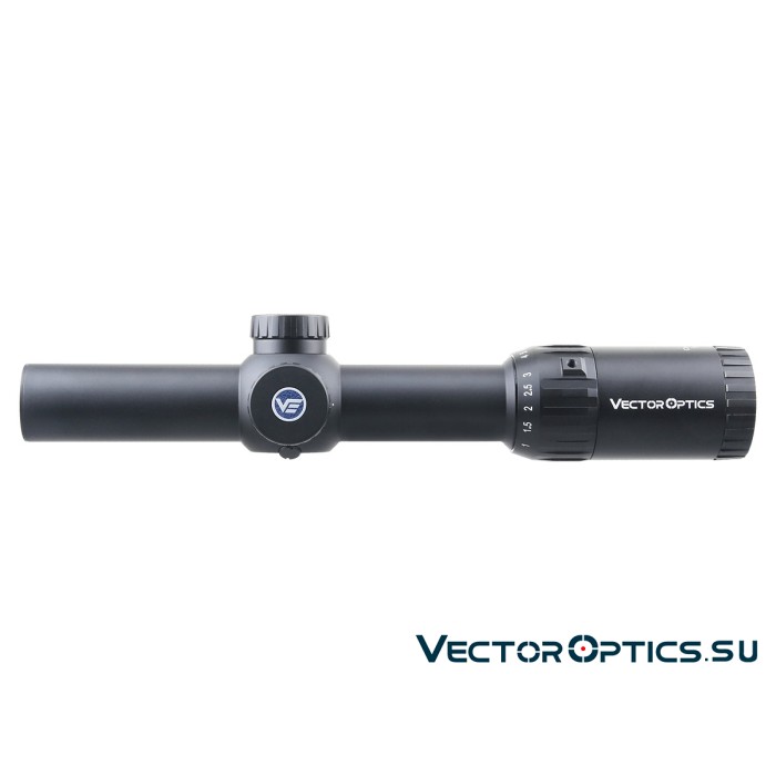 Оптический прицел Vector Optics Constantine 1-10x24 SFP Fiber кольца 30мм
