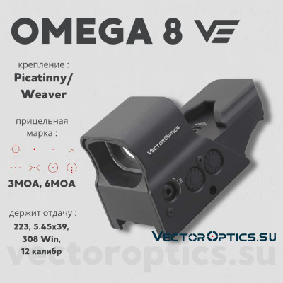 Коллиматорный прицел Vector Optics OMEGA 8 (SCRD-04)