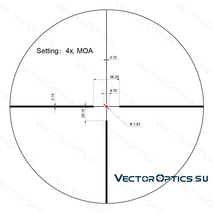 Оптический прицел Vector Optics Continental Hunting X8 1-8x24 SFP ED кольца 30мм