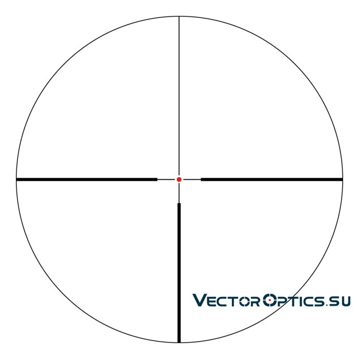 Оптический прицел Vector Optics Continental Hunting X8 1-8x24 SFP ED кольца 30мм