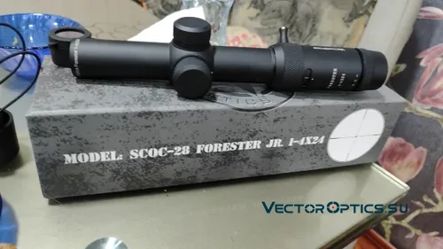 Оптический прицел Vector Optics Forester 1-4x24 SFP кольца 30мм