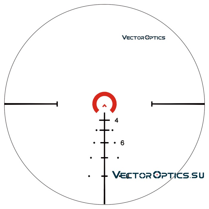 Оптический прицел Vector Optics Continental 34mm X6 1-6x28 FFP Zero Stop кольца 34мм
